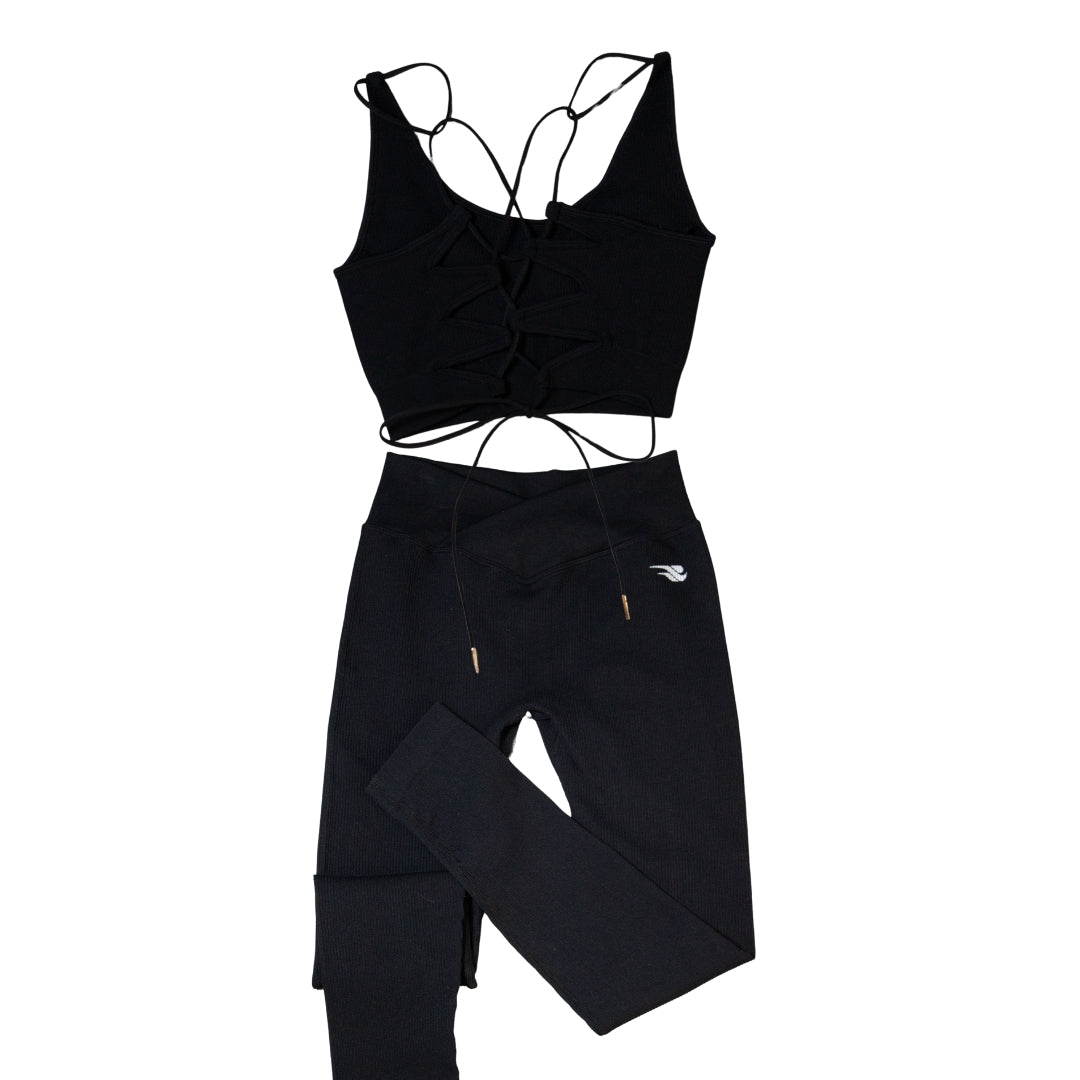 Regular Leggins High Waisted Set